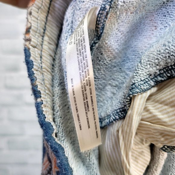 Anthropologie Saturday Sunday S Sophia Floral Paisley Jogger Lounge Pants Comfy - Picture 7 of 7